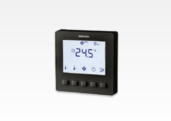 RDF510BP嵌入式彩色房間溫控器黑色